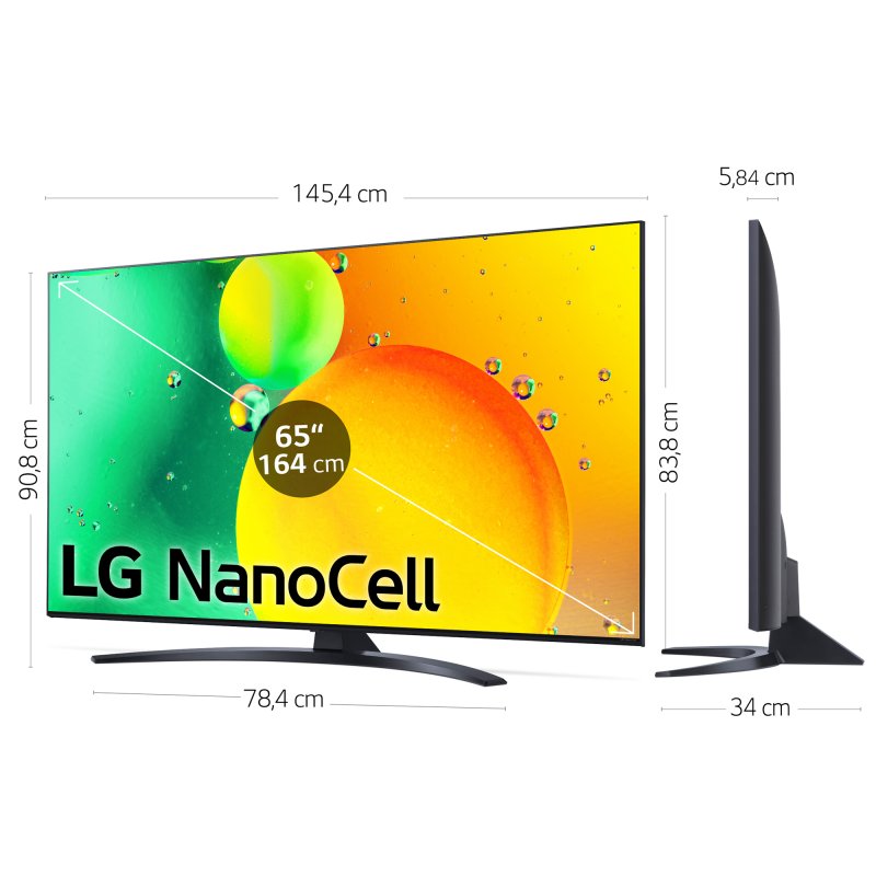 TV LED LG 65NANO766QA – SMART TV – 4K – Jorsat